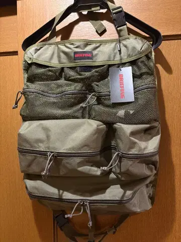 BRIEFING 멀티 포켓 시트 BLLST 카키