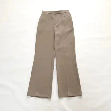 새상품급 개럴개런트 저지 세미 플레어 팬츠 슬랙스 베이지 2