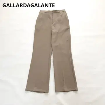 새상품급 개럴개런트 저지 세미 플레어 팬츠 슬랙스 베이지 2