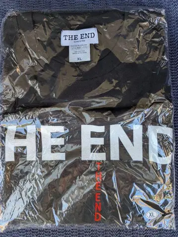 아이나 지 엔드 굿즈 [ 빨간 눈물 THE END 로고 T셔츠 ]