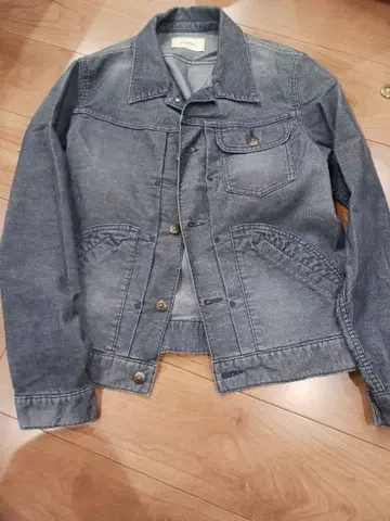 코듀로이 자켓 씨그린