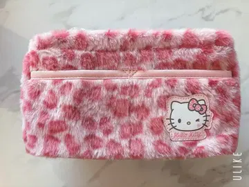 헬로키티 레오파드 무늬 보관 케이스