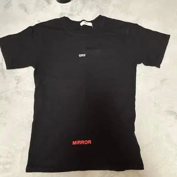OFF MIRROR 그래픽 T셔츠