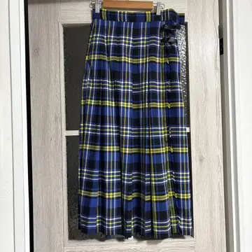 니코앤드 체크 트윌 퀼트 스커트 M 사이즈