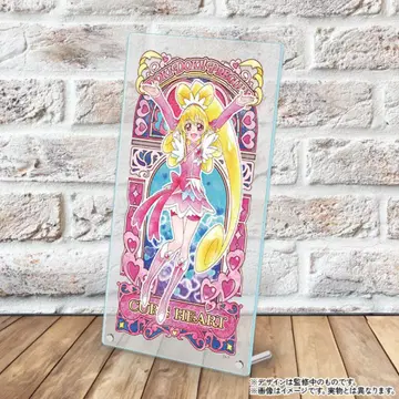 큐어 하트 아크릴 아트 보드
