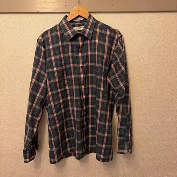 ARROW SPORT 체크 무늬 긴팔 셔츠 L 사이즈