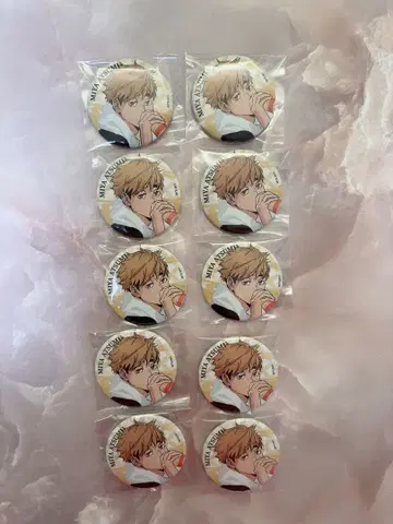 하이큐 극락탕 콜라보 미야 아츠무 캔뱃지 10개