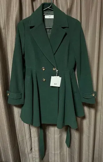 SLY 코트 새상품 그린 택 포함