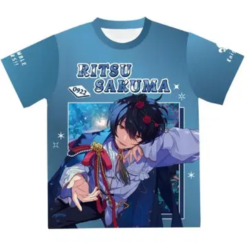 앙상블 스타즈 사쿠마 리츠 풀 그래픽 T셔츠