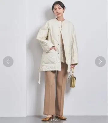 [ 새상품급 ] UNITED ARROWS 패치 포켓 퀼팅 코트