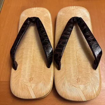 빅 사이즈 소가죽제 셋타 크로커다일 무늬 소가죽 밑창