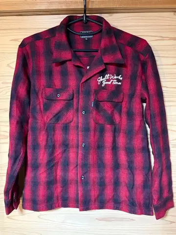 스컬 웍스 플란넬 셔츠