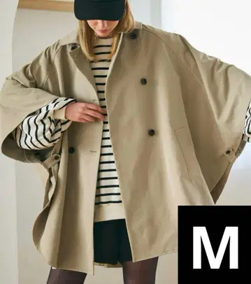 coca 트렌치코트 판초 M
