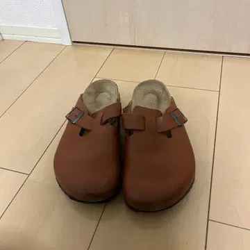 버켄스탁 보스턴 스무스 가죽 브라운 27cm