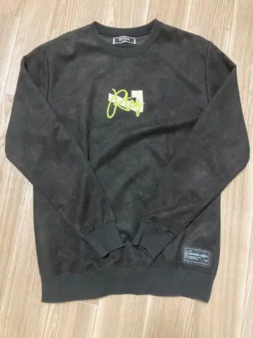 RTEG 블랙 맨투맨 Medium