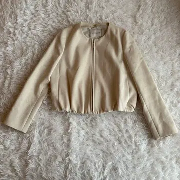 LaTOTALITE 여성용 MA-1 M 아이보리 면 코튼