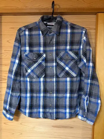 USA제 체크 무늬 플란넬 셔츠 PRIVATE PROPERTY