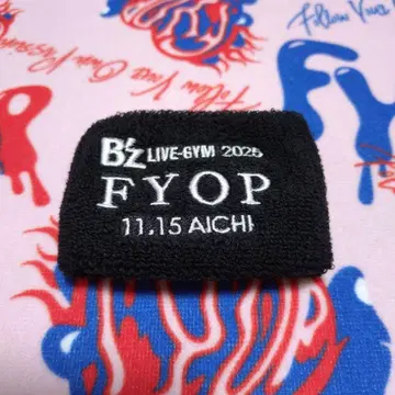 B'z LIVE-GYM 2025 FYOP 아이치 11/15 리스트 밴드