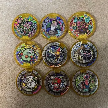 요괴 메달 레전드 메달 9개