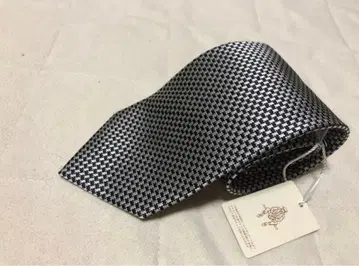 217 새상품 Paul Stuart 하운드 투스 패턴 실크 넥타이 일본제