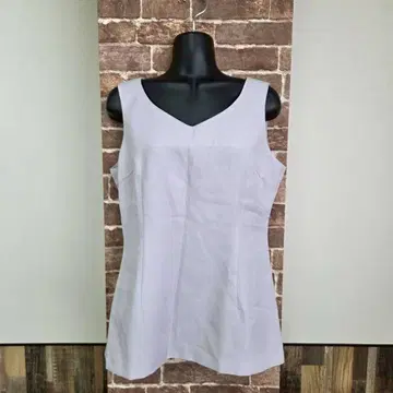 Avemme. 아벤메 블라우스 그레이 슬리브리스 V넥 13AR