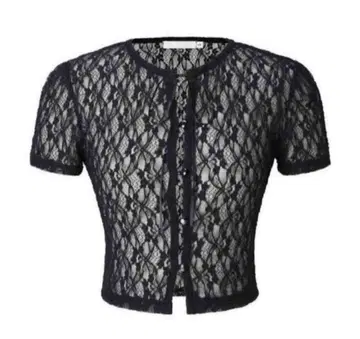 threetimes romantic race cardigan 블랙