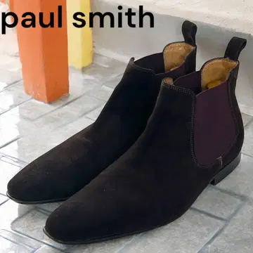 컨디션 최상 폴스미스 스웨이드 사이드 고어 부츠 블랙 25cm