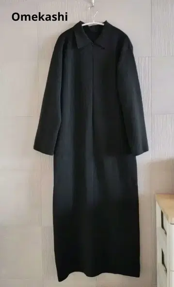 Omekashi 프론트 지퍼 니트 원피스