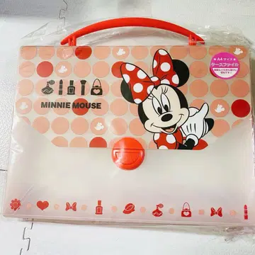 [ 미사용 새상품 ] A4 사이즈 클리어 케이스 파일 미니 디즈니 스토어