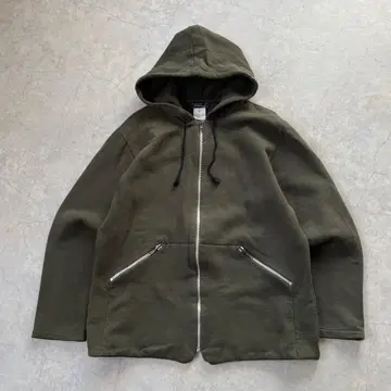 agnes b. 아네스베 후드티 풀 집업 하의 지퍼