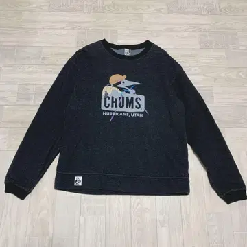 참스 블랙 트레이닝복 맨투맨 펭귄 로고 XL