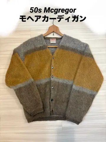새상품급 50s 맥그리거 모헤어 가디건 powder snow