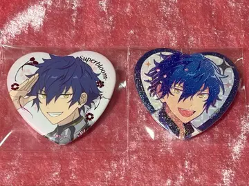 사자나미 쥰 하트 캔뱃지