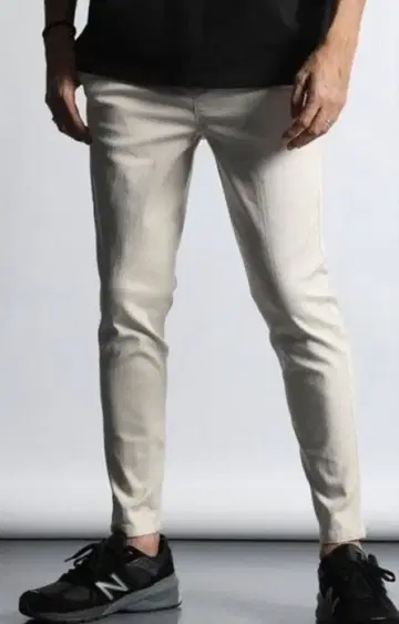 The DUFFER 초신축 검 스트레치 라이트 스키니 이지 아이보리 L