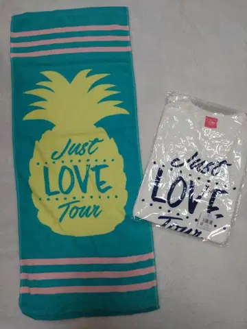 니시노 카나 Just LOVE Tour 2016 티셔츠와 타월 세트