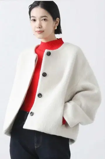 그레디 브릴리언트 LU 샤기 숏코트 택 포함 새상품