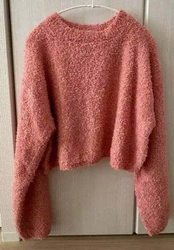 로페피크닉 스팽글 혼방 리본얀 니트 풀오버 M