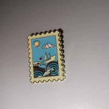 오사카 간사이 만박 카타르 파빌리온 핀 배지