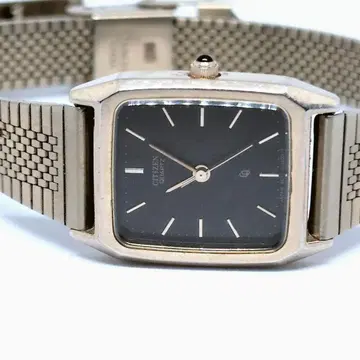 [ 작동품 ] CITIZEN 쿼츠 손목시계 실버 메쉬