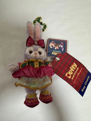 [홍콩 디즈니] 스텔라 루 2024 크리스마스 키체인 택 포함