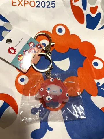 시나몬 미야쿠미야쿠 산리오 클리어 컬러 오사카 간사이 박람회 키링