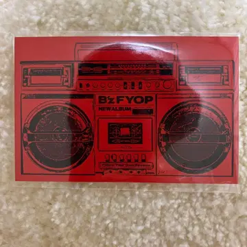 B'z FYOP 스티커 빨간색