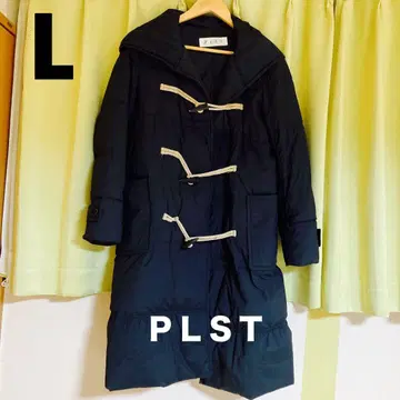 새상품급 PLST 플라스테 다운 자켓 후드 부착 L 사이즈 블랙