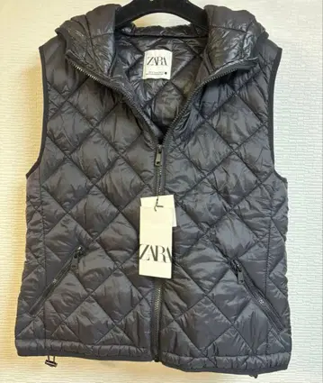 ZARA 퀼팅 베스트 택 포함 새상품