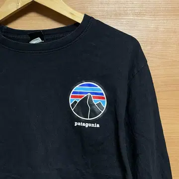 patagonia 블랙 롱 슬리브 티셔츠
