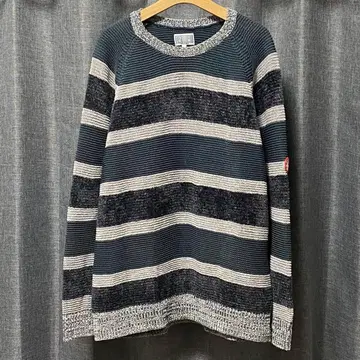 스트라이프 니트 스웨터 L 사이즈