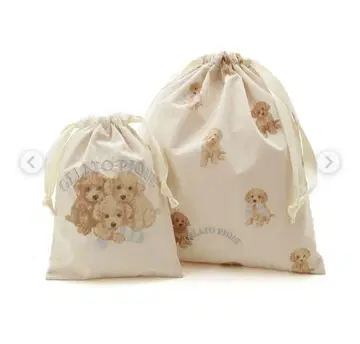 젤라또피케 토이 푸들 패턴 복조리 세트