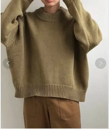 TODAYFUL 라운드 헴 헤비 니트