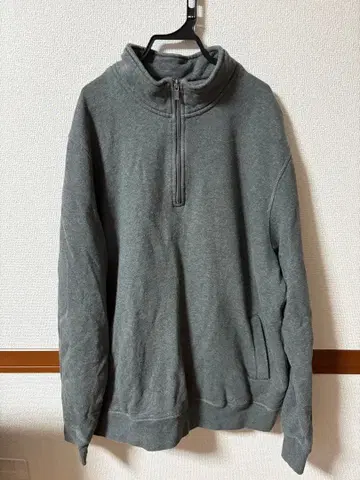 LL.Bean 하프 지퍼 트레이닝복 L 그레이