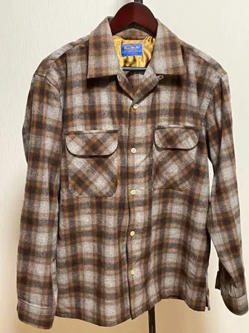 FJ 감수 옴브레 보드 셔츠 백넘버 펜들턴